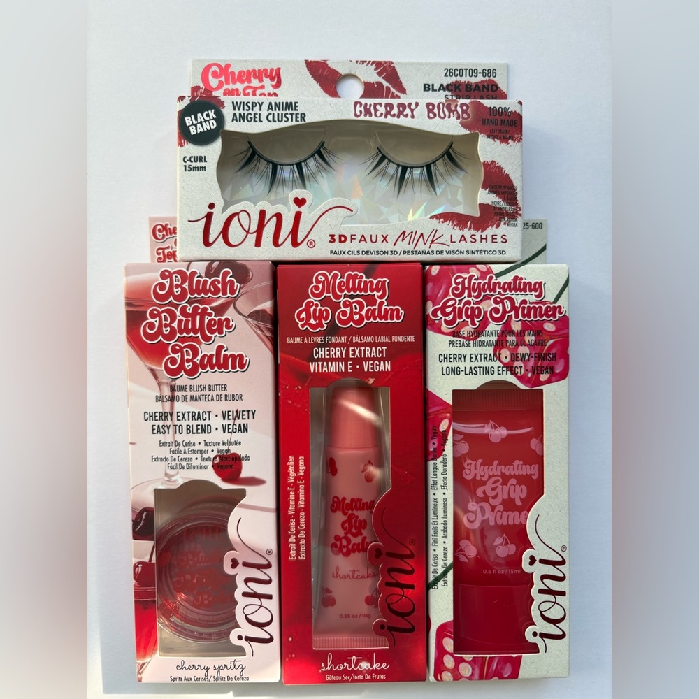 (4) ioni Cherry on Top Makeup